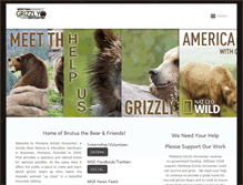 Tablet Screenshot of grizzlyencounter.org